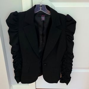 Luxe Arden B Scrunch Sleeve Blazer